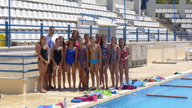 ΝΟΠ: Κολυμβηση Η αγωνιστική ομάδα κολύμβησης στην πισίνα μας. Ολοκλήρωση της προετοιμάσία πριν τους Πανελλήνιους αγώνες στο Βόλο