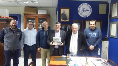 NOΠ: Διοίκηση. Οι συναντήσεις του ΔΣ του ΝΟΠ με τους υποψηφίους Δημάρχους Πατρέων. Η επίσκεψη του Αλέξανδρου Χρυσανθακόπουλου (07/03/2019)
