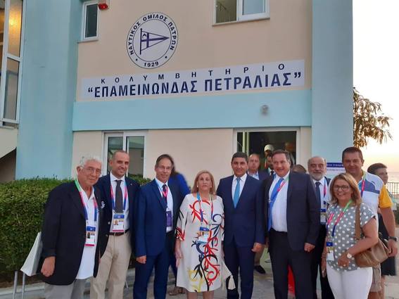 ΝΟΠ: Ενημέρωση  Η τελετή έναρξης των ΙΙ Παράκτιων Μεσογειακών Αγώνων - Πάτρα 2019. Η ηγεσία του Ελληνικού αθλητισμού στις εγκαταστάσεις του ΝΟΠ
