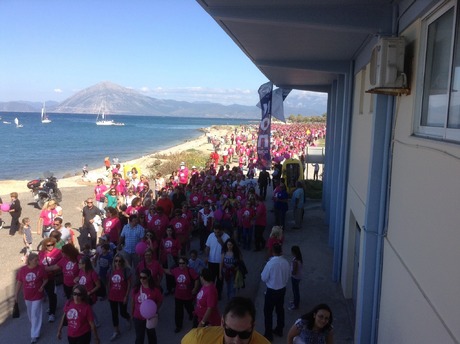 Pink the Port = Pink the NOP -  Συμμετοχή στην εκδήλωση της οργάνωσης "Αλμα Ζωής