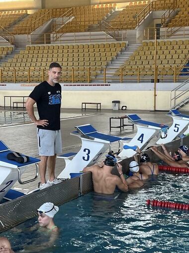 Swimming - Coach Lefteris Mitrakas renew