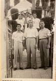 1951 . Το ταξίδι προετοιμασίας στην Ιταλία και η μεταφορά χώματος από την πατρίδα. Απόθεση φόρου τιμής στους πεσόντες της 3ης Ορεινής Ταξιαρχίας στο Ρίμινι.