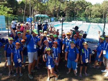 Patras: children at HaBaWaBa yesterday, Greek champions today