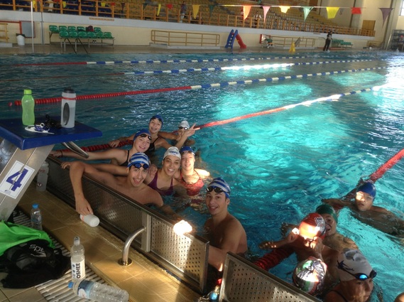 Swimming team in the Agrinio Grand Prix