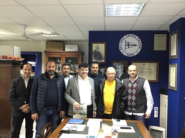 NOΠ: Διοίκηση. Οι συναντήσεις του ΔΣ του ΝΟΠ με τους υποψηφίους Δημάρχους Πατρέων. 8ο. Η επίσκεψη του Σπύρου Πολίτη (21/03/2019)
