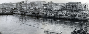 Athletic events at the central port, during the 50's