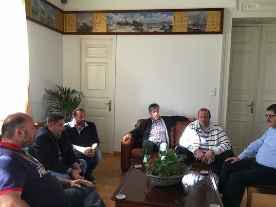 Official meeting with the Mayor of Patras