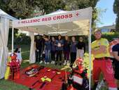 Welcome to UP 2025 - Welcome to ΝΟΠ Το περίπτερο του ΝΟΠ στην εκδήλωση υποδοχής των νέων φοιτητών και φοιτητριών στο Πανεπιστήμιο Πατρών University of Patras